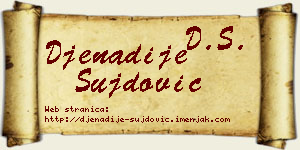 Đenadije Šujdović vizit kartica